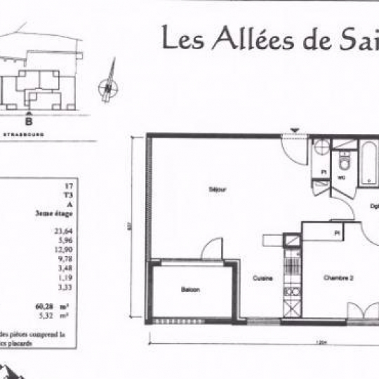  Annonces VAL DE SAONE : Appartement | CALUIRE-ET-CUIRE (69300) | 60 m2 | 178 500 € 