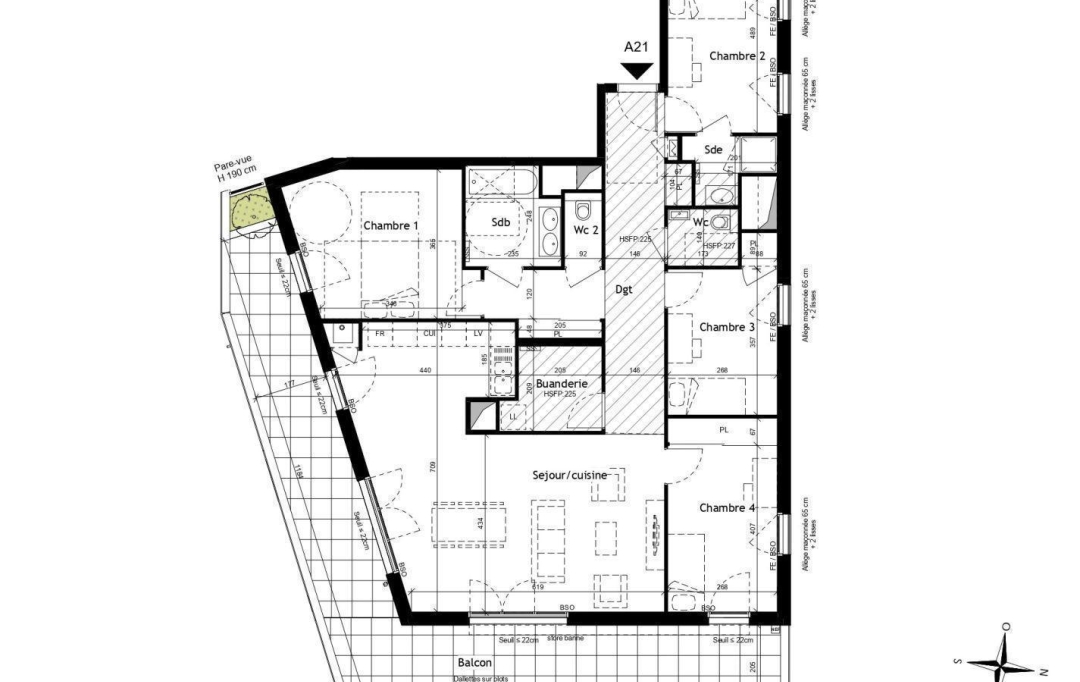 Annonces VAL DE SAONE : Appartement | LYON (69009) | 130 m2 | 610 000 € 